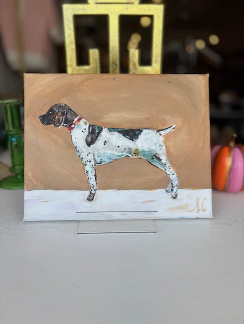 The Silent Pointer Painting- Savannah G Art