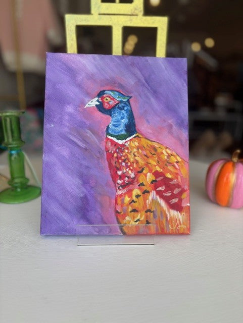 Feather in Field Painting- Savannah G Art