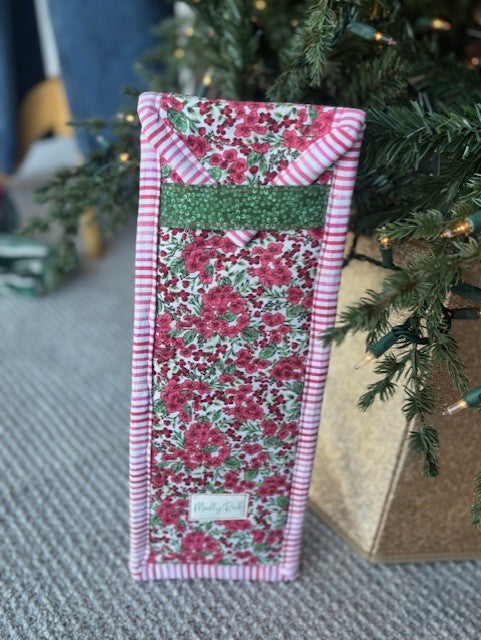 Madly Rich Hair Tools Travel Bag-Pink Floral