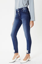 Load image into Gallery viewer, KanCan High Rise Hem Distressed Super Skinny
