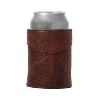 Campaign Leather Can Koozie