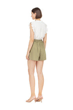 Load image into Gallery viewer, JoyJoy Front Pleated Shorts - Olive
