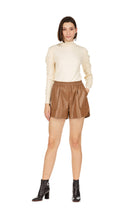Load image into Gallery viewer, JoyJoy Leather Shorts - Camel
