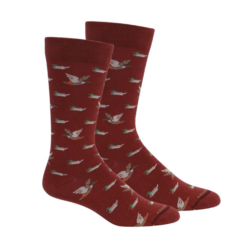 Brown Dog Belhaven Socks - Tibetan Red