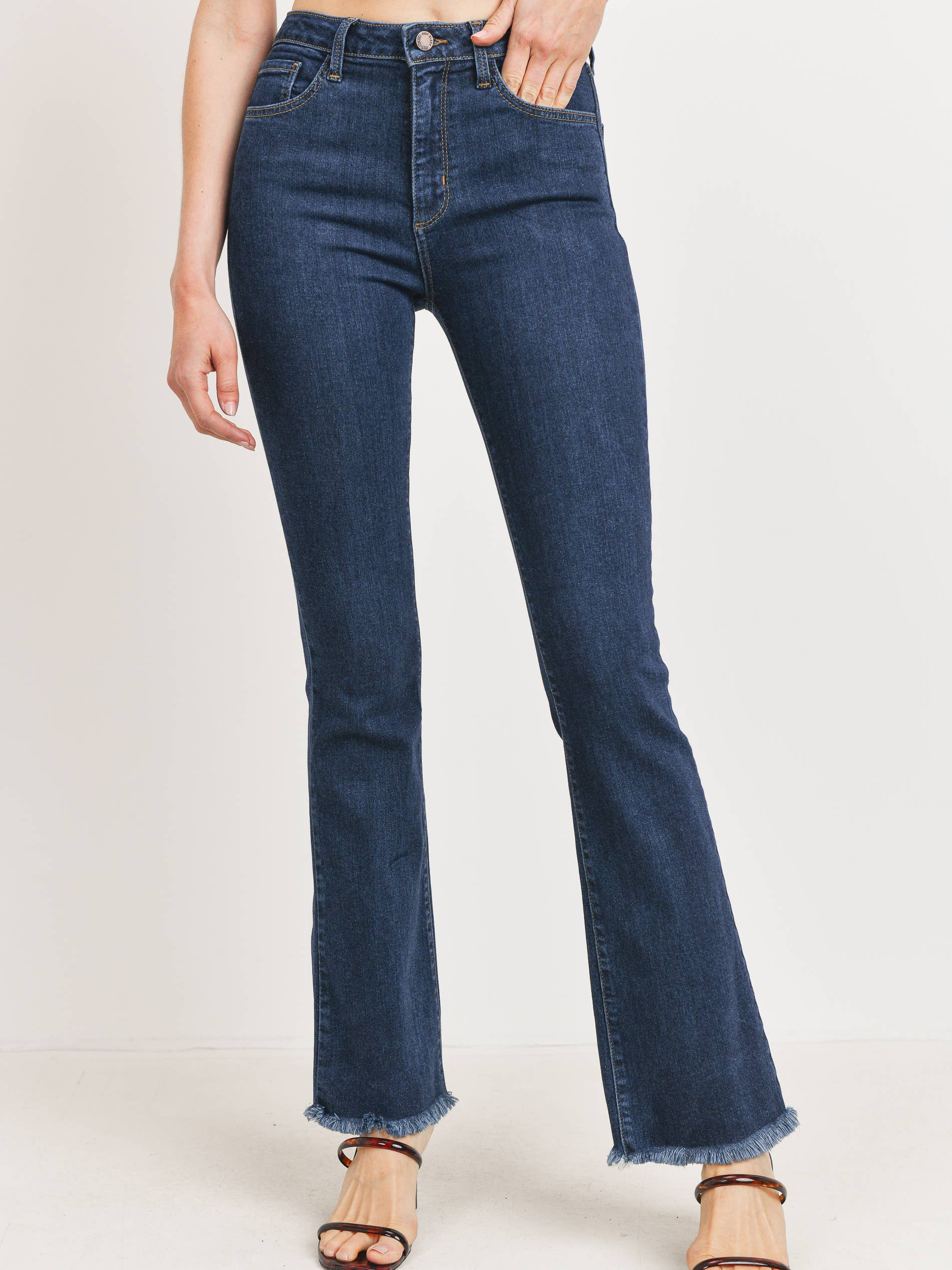 Missie Bootcut Jeans - Dark Denim – Mia & Beau's