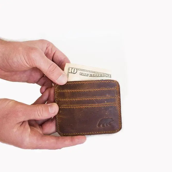 Kenai Minimalist Wallet - Antique Brown