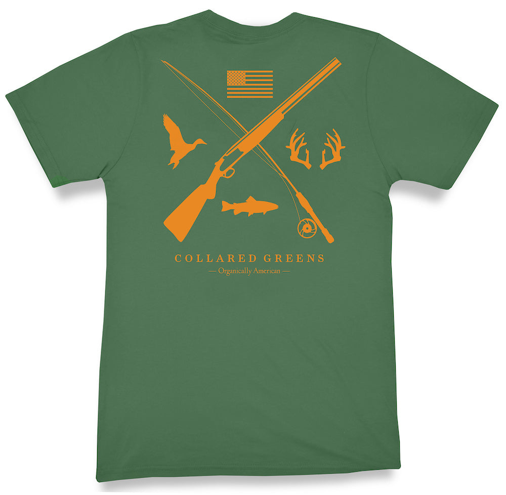 Field and Stream Short Sleeve Tee - Forest Green