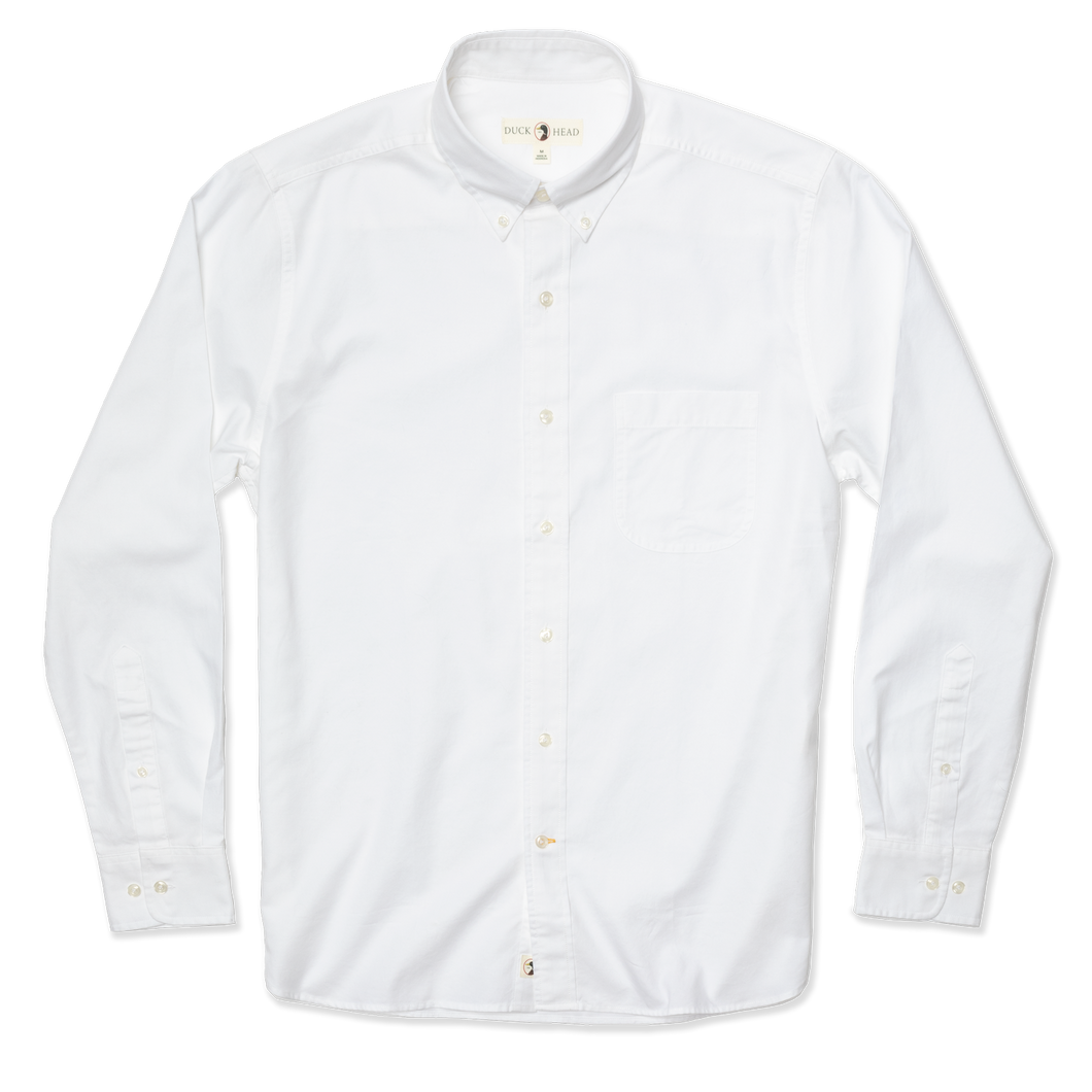 Duck Head Morris Oxford Shirt - White