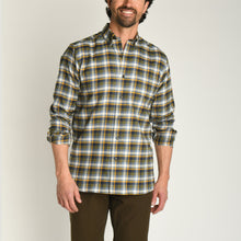 Load image into Gallery viewer, Duck Head Warhill Flannel Plaid Shirt - Navy
