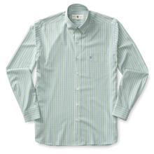 Load image into Gallery viewer, Duck Head Camden Plaid Performance Shirt - Quiet Green
