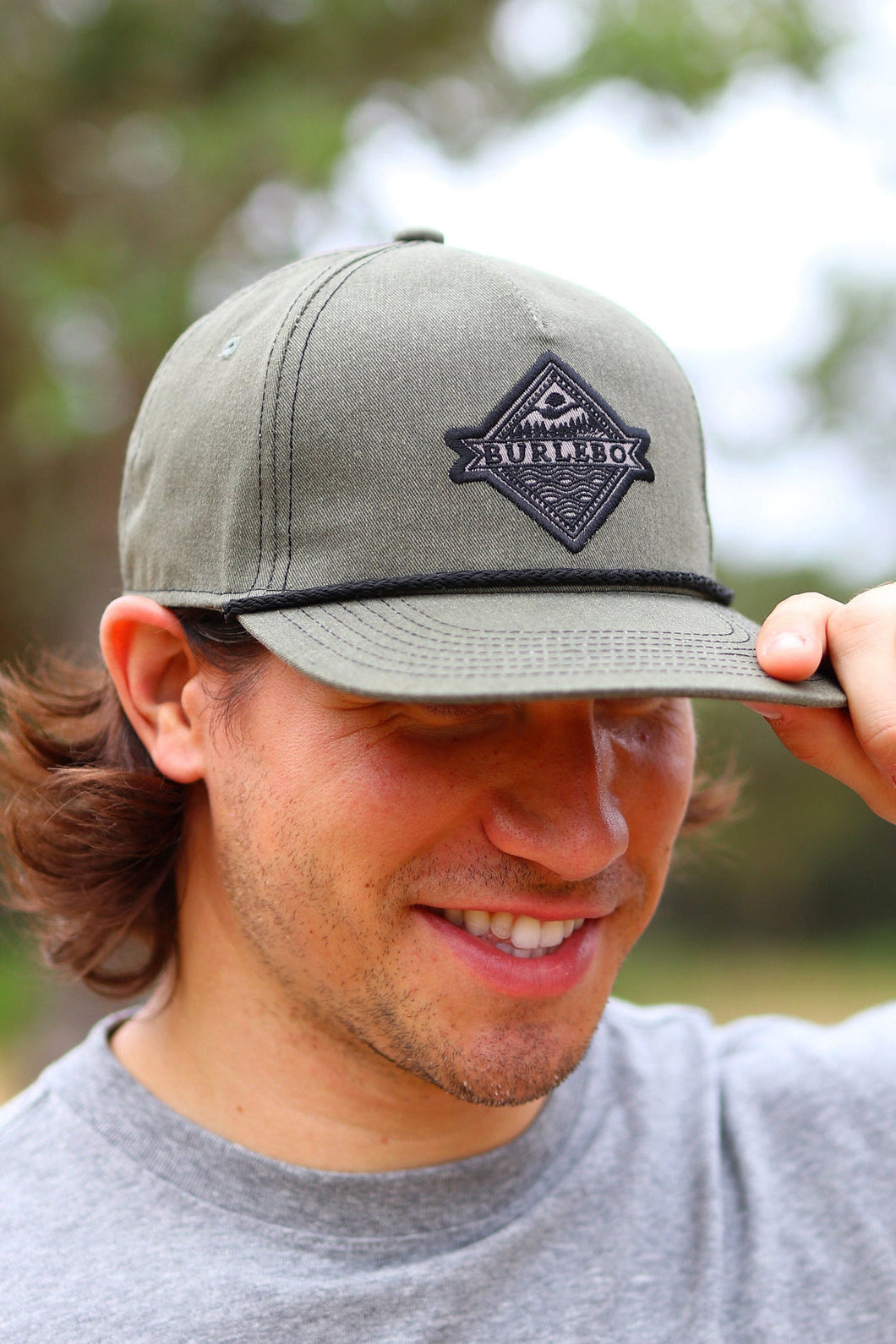 Burlebo Signature Logo Dark Moss Hat