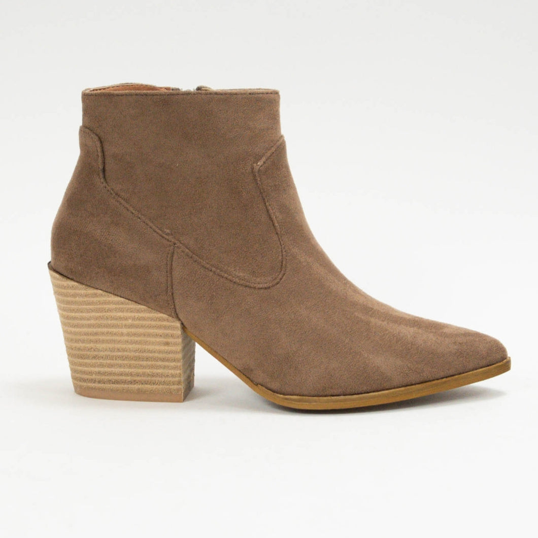 Leo Bootie - Taupe