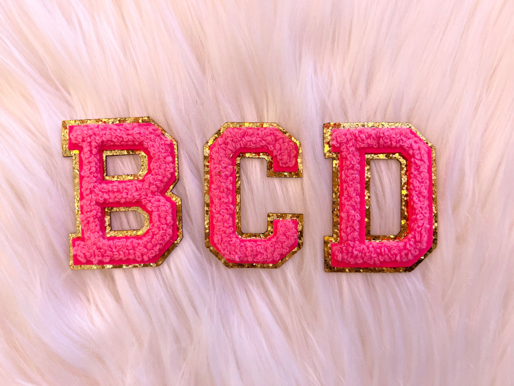 Varsity Letters - Hot Pink - 2.1